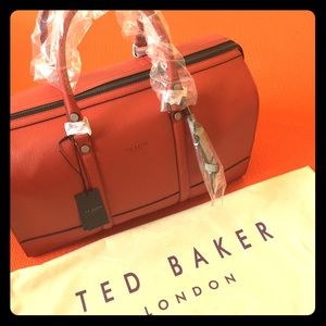 Ted Baker Leather Holdall Bag